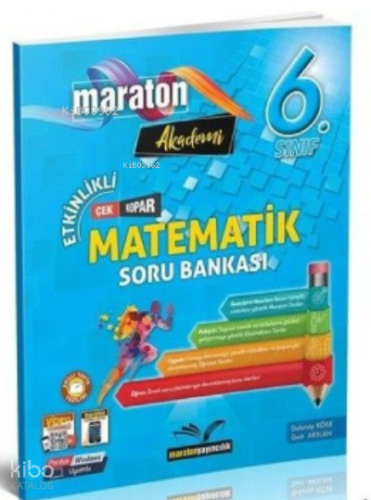 Maraton Akademi 6.Sınıf Etkinlikli Matematik Soru Bankası