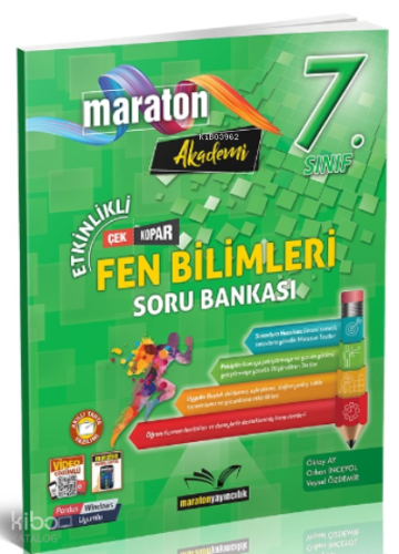 Maraton Akademi 7.Sınıf Etkinlikli Fen Bilimleri Soru Bankası