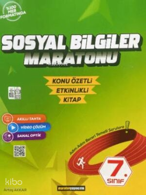 Maraton Yayıncılık 7. Sınıf  Sosyal Bilgiler Maratonu (Konu Özetli)