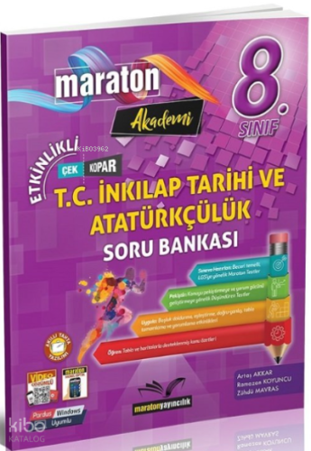 Maraton Yayıncılık Maraton Akademi 8.Sınıf Etkinlikli T.C. İnkılap ve 