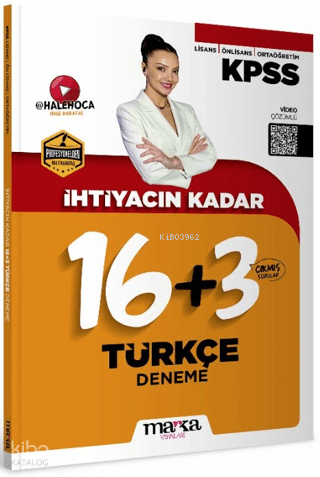 Marka KPSS İhtiyacın Kadar Türkçe 16+3 Deneme