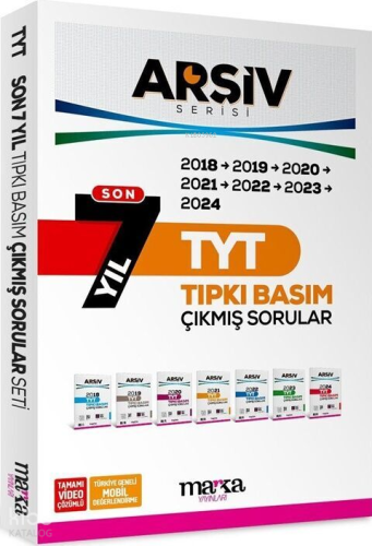 Marka Yayınları TYT Son 7 Yıl ARŞİV Serisi Tıpkı Basım Fasikül Fasikül Çıkmış Sorular