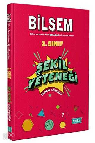 Markaj Yayınları 2. Sınıf Bilsem Şekil Yeteneği Yeni Tarz