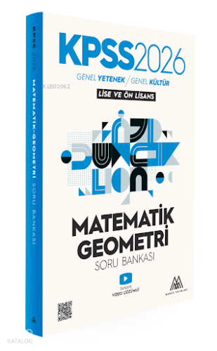 Marsis KPSS Lise Ön Lisans Matematik - Geometri Soru Bankası 2026