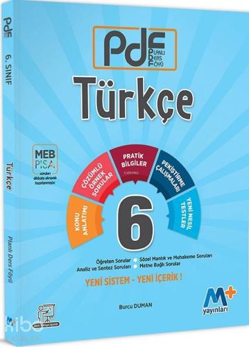 Martı Yayınları 6. Sınıf Türkçe PDF Planlı Ders Föyü Martı