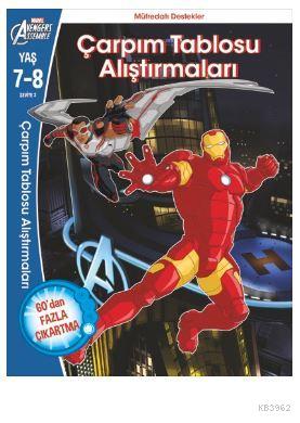 Marvel Avengers Assemble Çarpım Tablosu Alıştırmaları 7-8 Yaş - Kitapi
