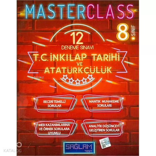 Masterclass İnkılap Tarihi Ve Atatürkçülük 12 Deneme Sınavı