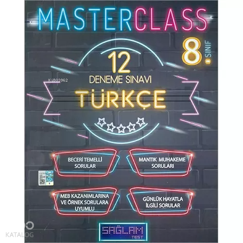 Masterclass Türkçe 12 Deneme Sınavı