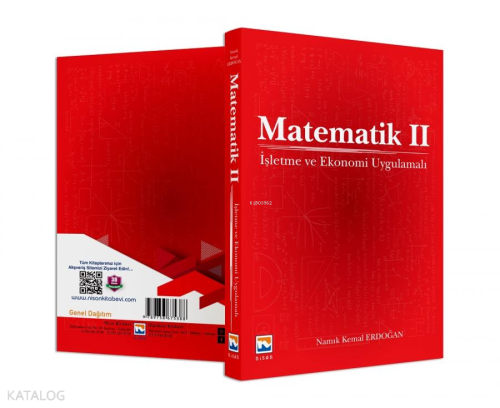 Matematik II;Ekonomi ve İşletme Uygulamalı