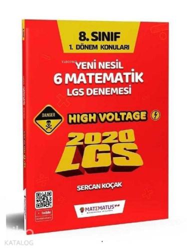 Matematus Yayınları 8. Sınıf 1. Dönem Yeni Nesil Matematik Denemesi Matematus 