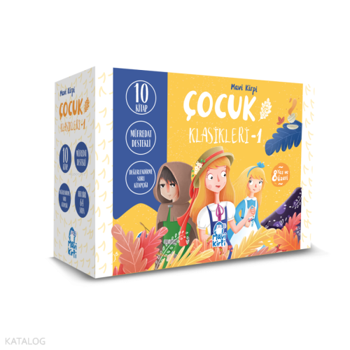 Mavi Kirpi Çocuk Klasikleri 1 Set (10 Kitap)