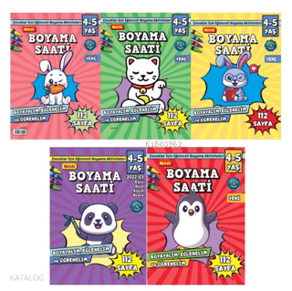 Maxi Boyama Saati 5'li Set