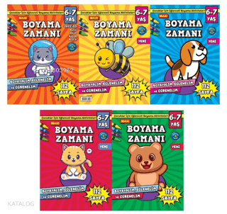 Maxi Boyama Zamanı 5'li Set