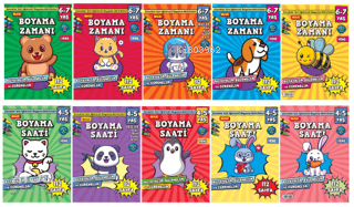 Maxi Boyamalar 10'lu Set