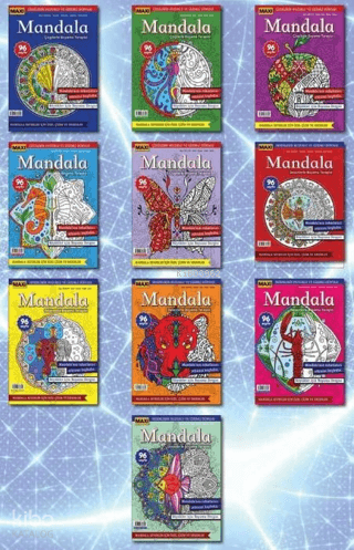 Maxi Mandala 10'lu Set  (10 Kitap)