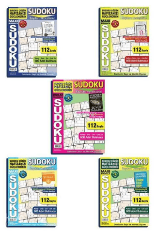 Maxi Sudoku 5'li Set