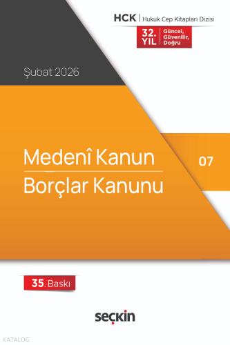 Medeni Kanun - Borçlar Kanunu