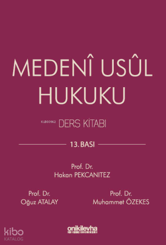 Medeni Usul Hukuku Ders Kitabı