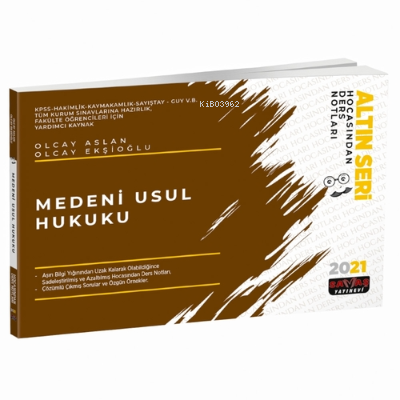 Medeni Usul Hukuku Hocasından Ders Notları 2021