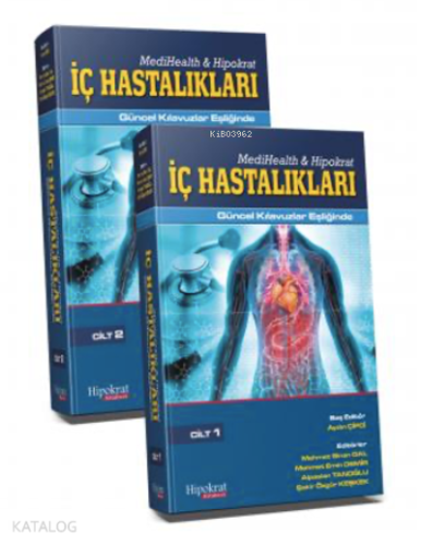 MediHealth & Hipokrat İç Hastalıkları 2 Cilt Set Güncel Kılavuzlar Eşl