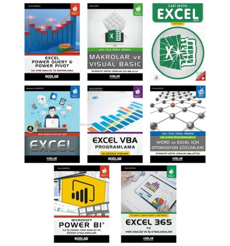 Mega Excel Eğitim Seti - Kitapiks.com