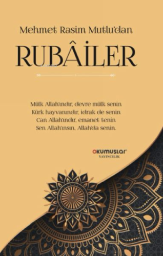 Mehmet Rasim Mutludan Rubailer - Kitapiks.com