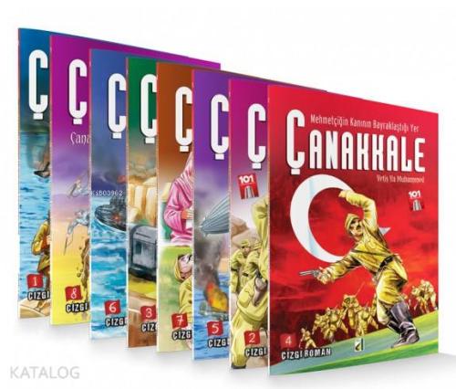 Mehmetçiğin Kanının Bayraklaştığı Yer Çanakkale (8 Kitap Takım)