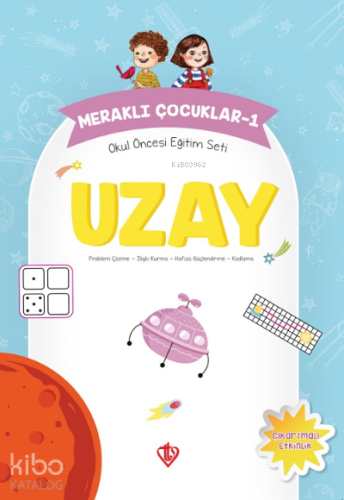 Meraklı Çocuklar 1 ;Okul Öncesi Eğitim Seti Uzay