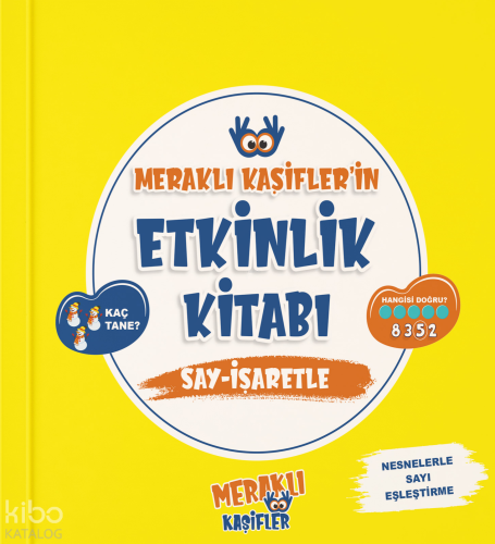 Meraklı Kaşifler'in Etkinlik Kitabı Say - İşaretle