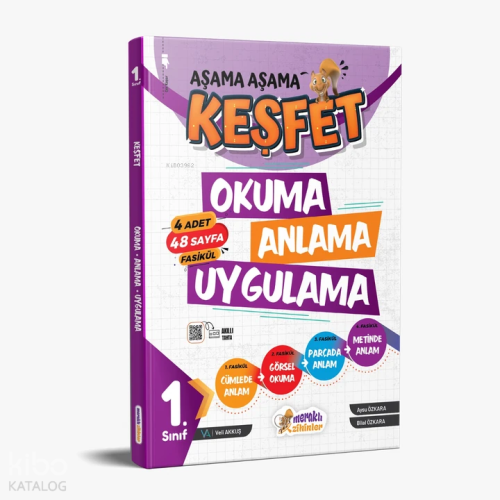 Meraklı Zihinler Yayınları 1. Sınıf Keşfet Okuma Anlama Uygulama Aşama