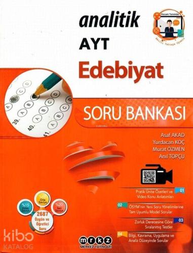 Merkez Yayınları AYT Edebiyat Analitik Soru Bankası Merkez