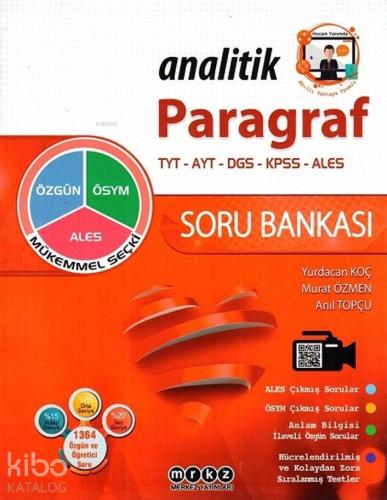 Merkez Yayınları TYT AYT KPSS Paragraf Analitik Soru Bankası Merkez