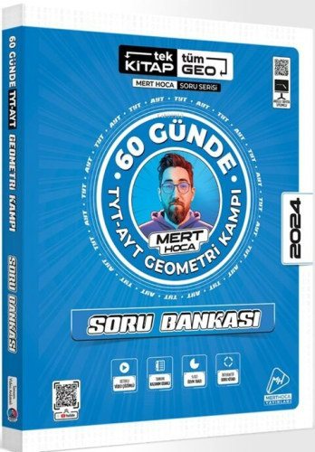 Mert Hoca Yayınları 2024 60 Günde Geometri TYT-AYT Geometri Kampı Soru Bankası