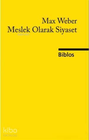 Meslek Olarak Siyaset