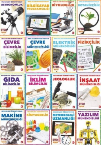 Meslekleri Öğreniyorum Set – 16 Kitap