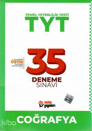 Metin Yayınları TYT Coğrafya 35 Deneme Sınavı Metin 