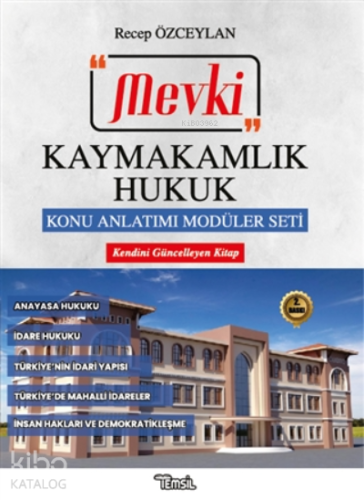 Mevki Kaymakamlık Hukuk Konu Anlatımı Modüler Seti