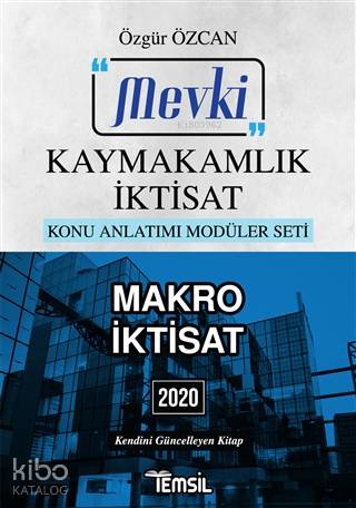 Mevki Makro İktisat (Kaymakamlık İktisat) 2020; Konu Anlatımı Modüler Seti