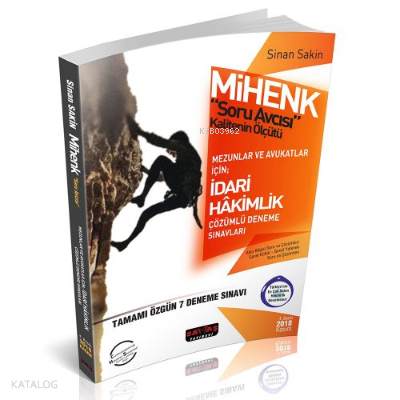 Mihenk Soru Avcısı İdari Hakimlik 7 Deneme