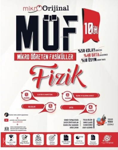 Mikro 10. Sınıf Fizik MÖF Mikro Öğreten Fasiküller
