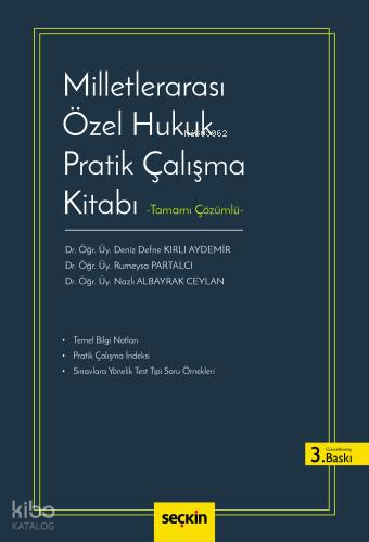 Milletlerarası Özel Hukuk ;Pratik Çalışma Kitabı Tamamı Çözümlü