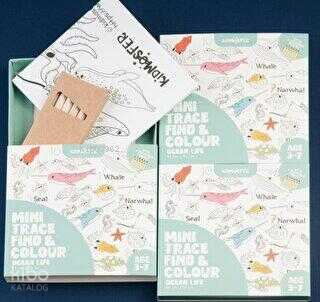 Mini Trace, Find&Colour Ocean Life