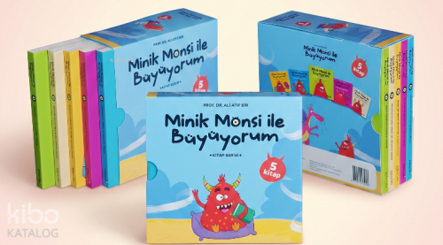 Minik Monsi ile Büyüyorum Seti (5 Kitap - Ciltli - Kutulu)