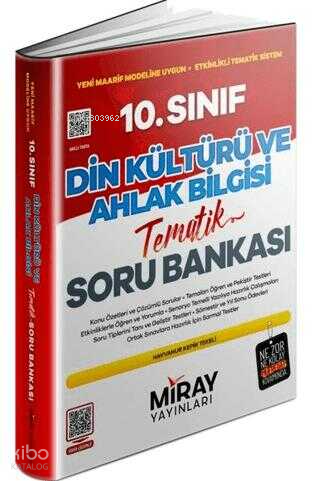 Miray 10. Sınıf Din Kültürü ve Ahlak Bilgisi Konu Özetli Tematik Soru Bankası