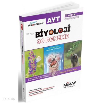 Miray AYT Biyoloji 30 Deneme