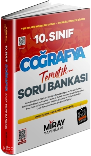 Miray Yayınları 10. Sınıf Coğrafya Konu Özetli Tematik Soru Bankası