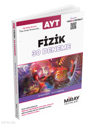 Miray Yayınları AYT Fizik 30 Deneme