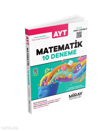 Miray Yayınları AYT Matematik 10 Deneme