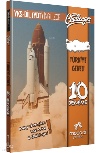 Modadil Yayınları YKS-DİL (YDT) The Challenger - Türkiye Geneli 10 Deneme