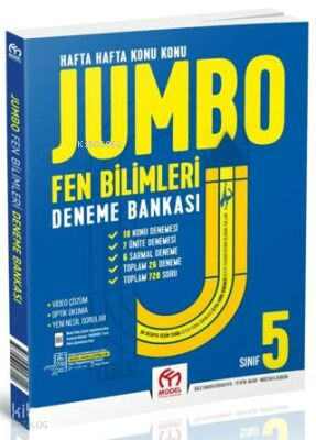 Model Eğitim Yayıncılık 5. Sınıf Jumbo Fen Bilimleri Deneme Bankası